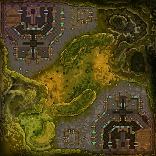 Lunar War bölge haritası