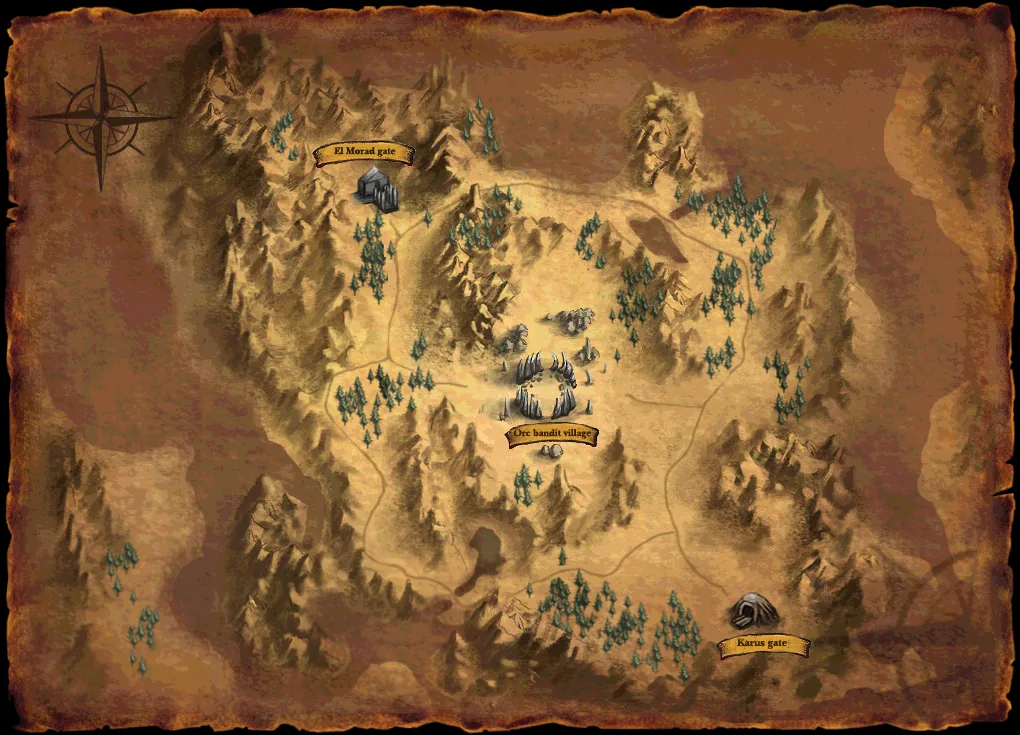 Ardream big map (in-game M map)