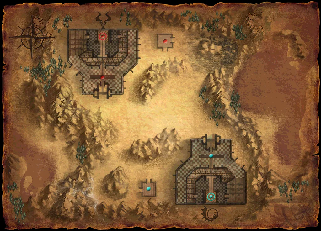 Lunar War big map (in-game M map)